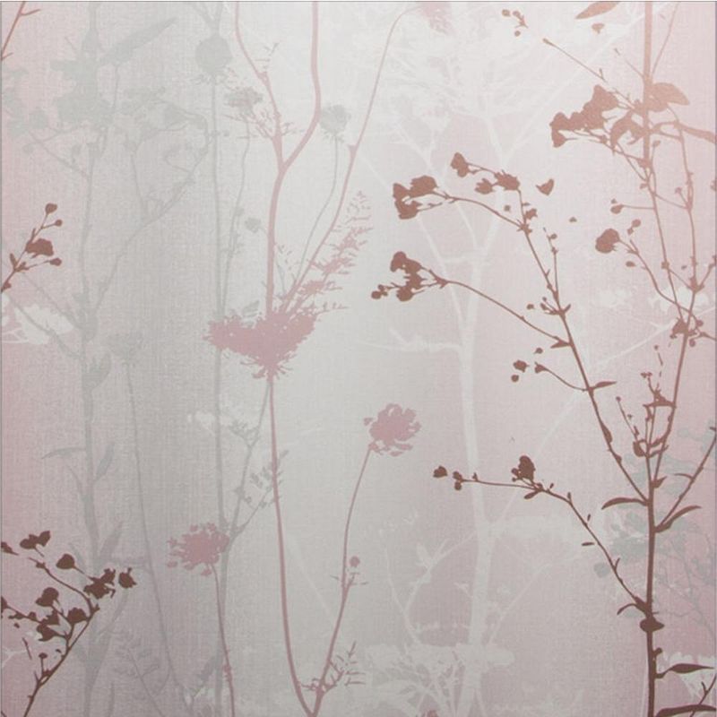Wildflower Blush Pink Floral Trees Paste the Wall Wallpaper, 1 of 5
