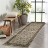 Coolmee Washable Area Rugs Vintage Printed Accent Rug Non-Slip Oriental Throw Rugs, Farmhouse Low Pile Rugs for Bedroom Living Room - 2 of 4