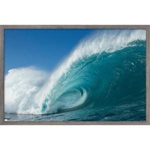 Trends International Surfing - Rolling Wave Framed Wall Poster Prints - 1 of 4