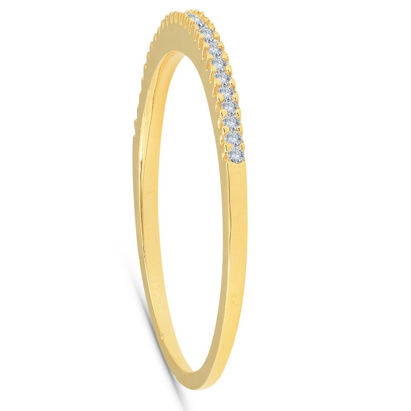 Pompeii3 1/10ct Diamond Wedding Ring 14k Yellow Gold, 2 of 6