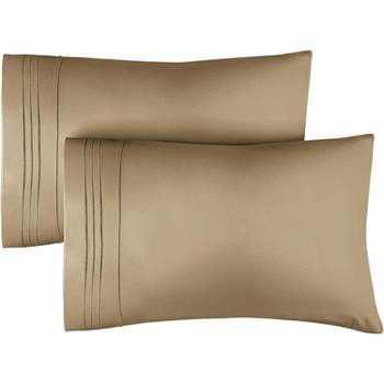 Pillowcase Set of 2 Soft Double Brushed Microfiber - CGK Linens