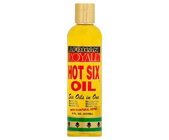 African Royale Hot Six Oil  8 fl oz