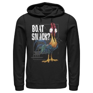 Men's Moana Moana Hei Hei Boat Snack Pull Over Hoodie - 1 of 3