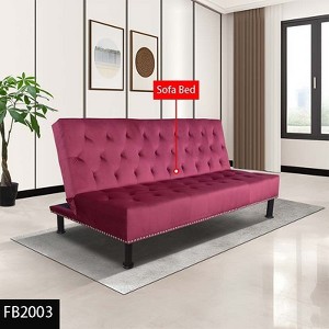 Hyleory Mulberry Flannel Living Room Sofabed - 1 of 1