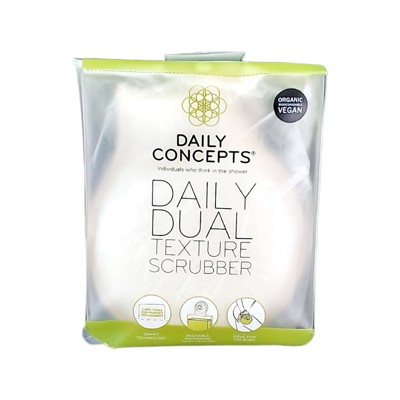 Daily Concepts Dual Texture Scrubber - 1 ct