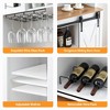 70'' Wine Bar Cabinet with Storage Hutch, Tall Coffee Bar Cabinet with Sliding Barn Doors, Bottle Glasses Rack, Farmhouse Coffee Bar - 4 of 4