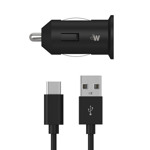 Car Charger with USB-C and USB-A