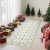 Washable Chirstmas Living Room Rugs, Winter Holiday Soft Non Slip Bedroom Carpet, Home Decorative Xmas Floor Cover for Dining Room - 2 of 4