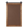 24" x 36" Samuels Wood Framed Wall Chalkboard Rustic Brown/Black - Kate & Laurel All Things Decor: Farmhouse Magnetic, Organizer, Erasable - 4 of 4