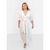 Rebdolls Women's Bianca Belted Maxi Dress - White - Large - 2 of 4