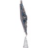 Kurt Adler 8-Point Star Tree Topper, Blue & Silver, 16" - 3 of 4