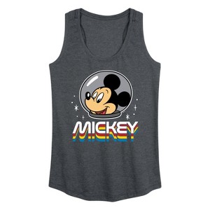 Women's - Disney - Mickey Portrait Retro Graphic Racerback Tank - 1 of 4