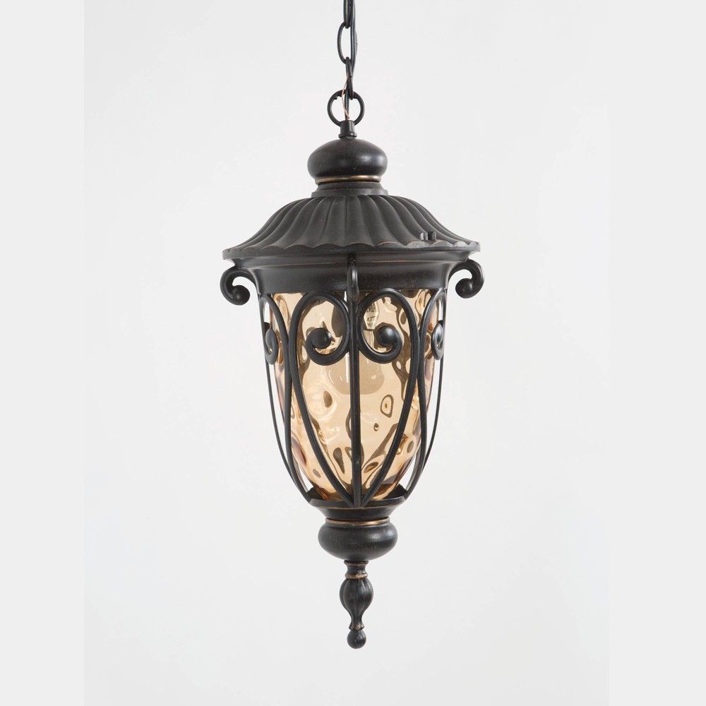 Yosemite 1-Light Exterior Light - Oil Rubbed Bronze: UL Listed, Weather-Resistant, Incandescent Porch Ceiling Fixture
