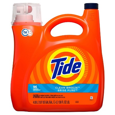 different laundry detergent