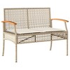 vidaXL Garden Lounge Set Beige and brown - 4 of 4