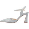 Journee Collection Womens Nixey Croco Texture Buckle Pointed Toe Pumps - 2 of 4