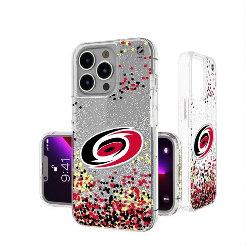 Keyscaper Carolina Hurricanes Confetti Glitter Phone Case For