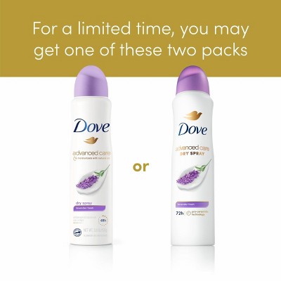 Dove Beauty Advanced Care Lavender Fresh 48-Hour Women&#39;s Antiperspirant &#38; Deodorant Dry Spray &#8211; 3.8oz_2