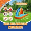 Banzai Gushing Geyser Water-Spraying Inflatable Outdoor Water Park with Water Slide, Overhead Sprinkler, Spraying Hose, and Splash Pool, Multicolor - 4 of 4