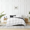 Southshore Fine Living Urban Grid Reversible Oversized Comforter Set - 2 of 4