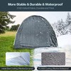 MOEPISY Outdoor Bike Storage Tent Bicycle Shelter With Carry Bag Dark Gray - 4 of 4