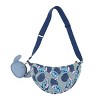 Stitch Character Head All-Over Print 28 Cm Sling Crossbody Bag With Detachable Coin Pouch - 4 of 4