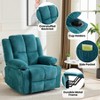 GustoWave Power Lift Recliner Chair for Elderly, Oversized Electric Recliner with Massage, Heat, Lay Flat, Stand Assist, 2 Cup Holders - 3 of 4