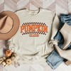 Simply Sage Market Women's Graphic Sweatshirt Checkered Arched Pumpkin Season - 3 of 4
