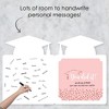 Big Dot of Happiness Rose Gold Grad - Graduation Congratulations Giant Greeting Card - Big Shaped Jumborific Card - 3 of 4