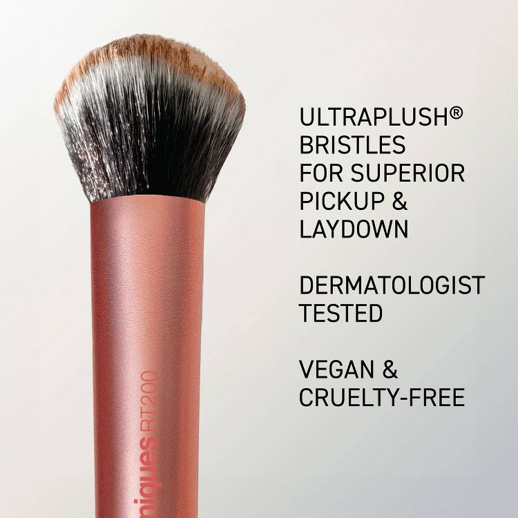 Real Techniques Expert Face Makeup Brush: Aluminum Handle, Synthetic Bristle, Multi-Purpose Use, 4 of 9