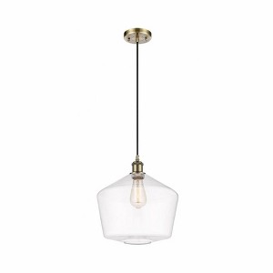 Cindyrella - 1 Light Cord Hung Mini Pendant In Industrial Style-13.5 Inches Tall and 12 Inches Wide - 1 of 1