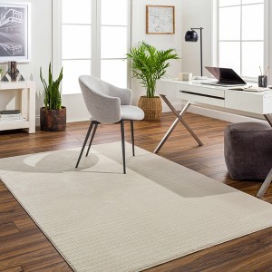 Hauteloom Kini Plush Textured Washable Rug - 1 of 4