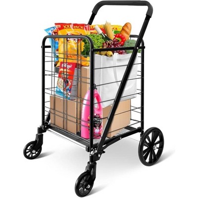 Serenelife Xl Folding Cart 360 Swivel Wheels 110 Lbs Portable   GUEST 98f974dd 537d 4c21 925f Bd7104342a72