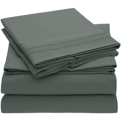 Home Mart Goods Grey Luxury Extra Soft Deep Pocket Fresh Breathable Sheet Set