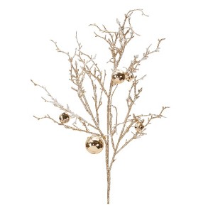 Melrose Sleigh Bell Twig Branch (Set of 6) - 1 of 3
