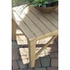 Signature Design by Ashley Carter Hall Outdoor Coffee Table, Weather-Resistant Eucalyptus Wood, Beige with Protective Coating - 4 of 4