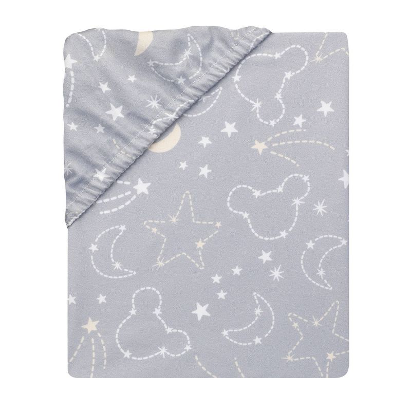 Lambs &#38; Ivy Disney Baby Nursery Crib Fitted Sheet - Mickey Mouse, 3 of 5