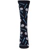 Memoi Golf Madness Bamboo Blend Crew Socks - 2 of 3