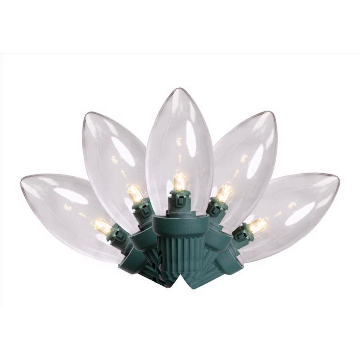 Celebrations Classic LED C9 Warm White 25 CT String Christmas Lights 16 FT