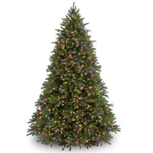 7.5' Prelit Jersey Fraser Fir Artificial Christmas Tree Multicolor Lights - National Tree Company - 1 of 4