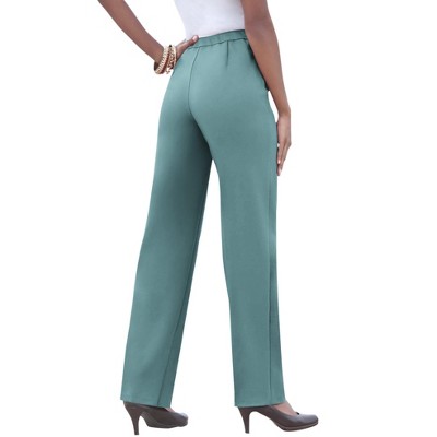 Roaman's Women's Plus Size Classic Bend Over Pant
