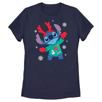 Women's Lilo & Stitch Christmas Outfit Stitch T-Shirt