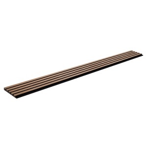 VEVOR Wood Slat Acoustic Panels, 7.9 x 94.5 inch, MDF Accent Wooden Wall Panels for Modern Interior Wall, Faux Wood Wall Board Panels ,Wood - 1 of 4