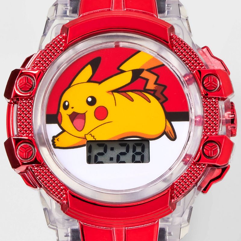 Boys&#39; Pokemon Pikachu Ball Watch - Red, 3 of 4