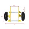 Heavy Duty Panel Dolly – 600LB Capacity All-Terrain Moving Cart with 10” Pneumatic Wheels & Auto-Clamp – Adjustable Grip - 2 of 4