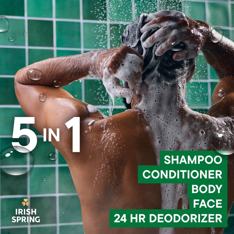 Irish Spring 5-in-1 Body Wash Pump for Men - Fresh Scent - 30 fl oz ...
