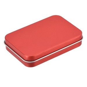 Unique Bargains Tinplate Portable Compact Lightweight Storage Container 1 Pc - 1 of 3