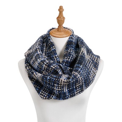 DEMDACO Blue Woven Threads Infinity Scarf One Size - Blue