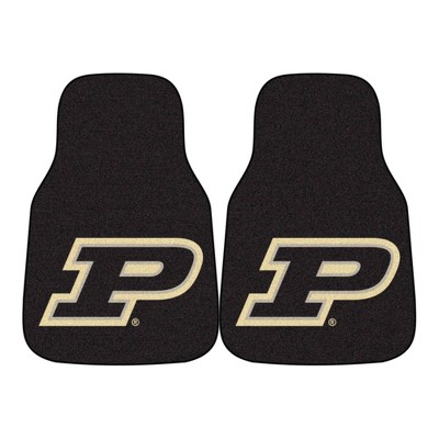 NCAA Purdue Boilermakers Carpet Car Mat Set - 2pc