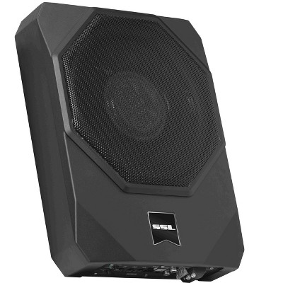 Sound Storm Laboratories US10 10 Inch 1000 Watt Amplified Subwoofer System with Enclosure, Bass Boost, Phase Control, and Protection Features